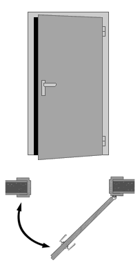 Wohnungseingangstür / Schallschutztür Grigio Linea 2 grau - Tuerenheld