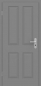 Preview: Grigio 4FS Wohnungseingangstür / Schallschutztür grau