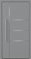 Preview: Haustür Aluminium RC2 OptiDoor Design 30200D Graualuminium 9007