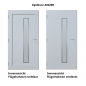 Preview: Haustür Aluminium RC2 OptiDoor Design 30220D Weißaluminium 9006