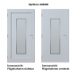 Preview: Haustür Aluminium RC2 OptiDoor Design 30402D Weißaluminium 9006