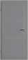 Preview: Füllungs-Design-Innentür Komplettelemente Pur Design 3FS Grigio Grau