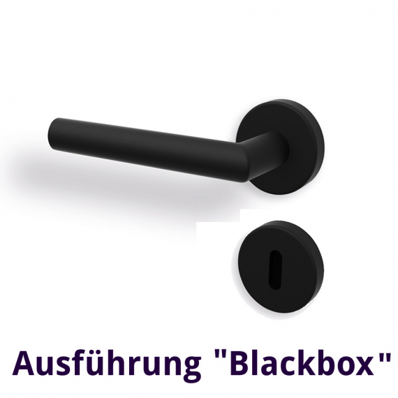 Drückergarnitur Schwarz inkl. Blackbox