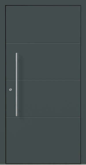 Haustür Aluminium RC2 OptiDoor Design 30500D DB 703