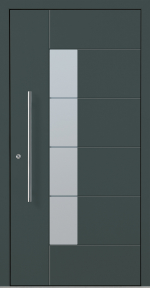 Haustür Aluminium RC2 OptiDoor Design 30555D DB 703