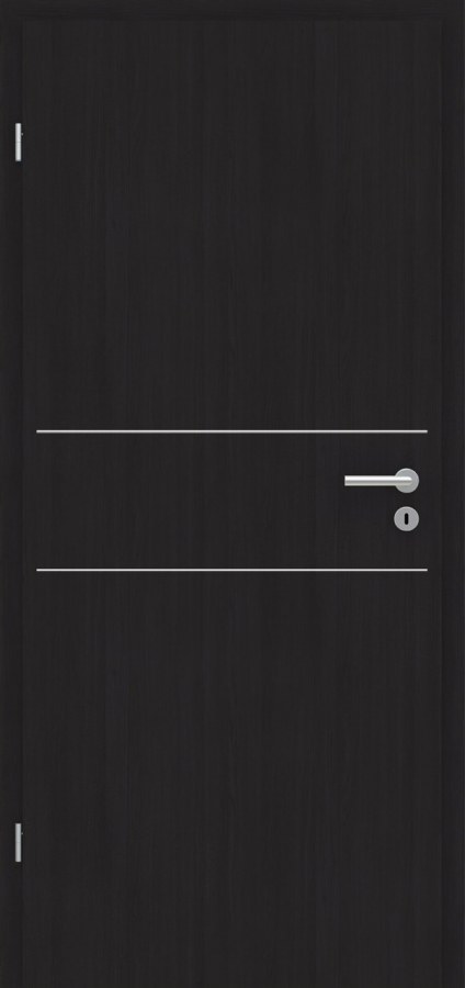 Lisena 2 CPL Accent Graphitgrau Innentür mit Lisenen