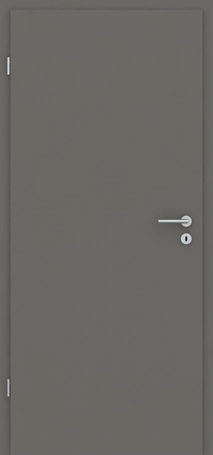 Innentür-Komplett-Element CPL Senso Grau matt mit Zarge und Türgriff