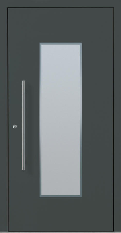 Haustür Aluminium RC2 OptiDoor Design 30402D Anthrazitgrau 7016