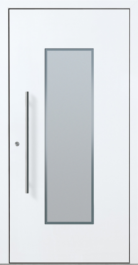 Haustür Aluminium RC2 OptiDoor Design 30402D Verkehrsweiß 9016