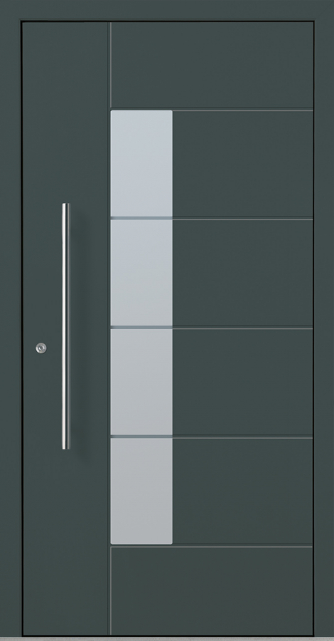 Haustür Aluminium RC2 OptiDoor Design 30555D DB 703